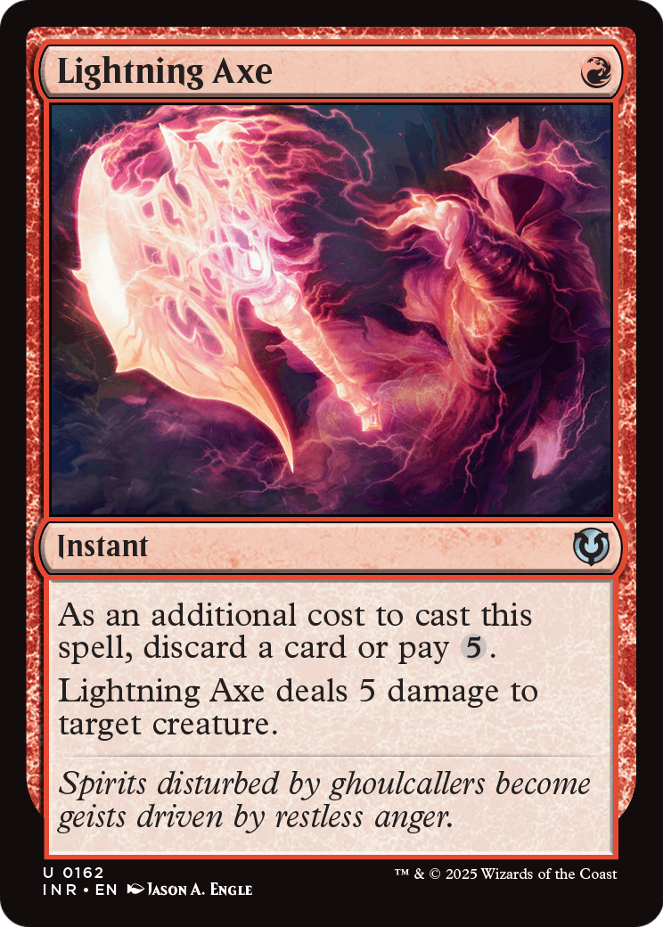 Lightning Axe (INR-162) - Innistrad Remastered