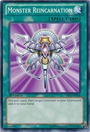 Monster Reincarnation (SDLI-EN028) - Structure Deck: Realm of Light 1st Edition