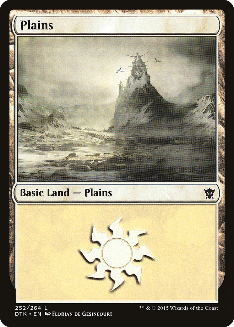 Plains (252) (DTK-252) - Dragons of Tarkir