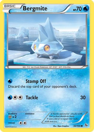 Bergmite 030 XY Flashfire - Common
