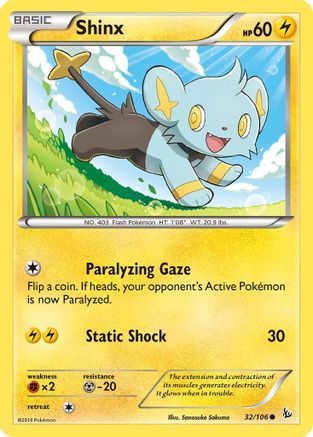 Shinx 032 - Reverse Holofoil XY Flashfire - Common