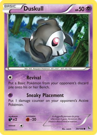 Duskull 038 XY Flashfire - Common