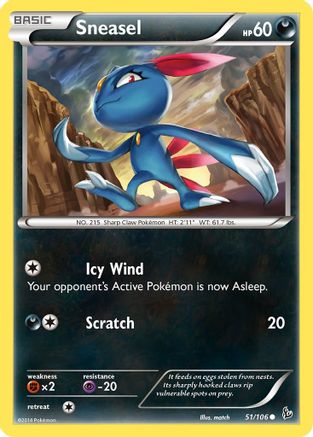 Sneasel (51) (51) 051 XY Flashfire - Common