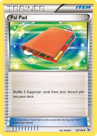 Pal Pad 092 XY Flashfire - Uncommon