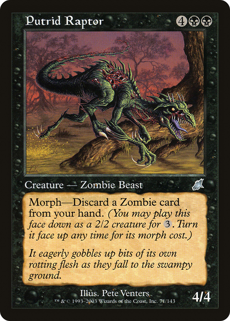 Putrid Raptor (SCG-071) - Scourge Foil
