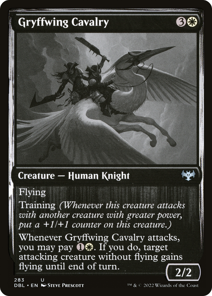 Gryffwing Cavalry (DBL-283) - Innistrad: Double Feature Foil