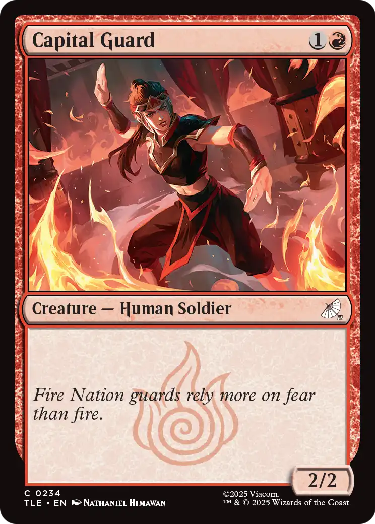 Capital Guard (0234) (TLE-234) - Avatar: The Last Airbender: Eternal-Legal Foil