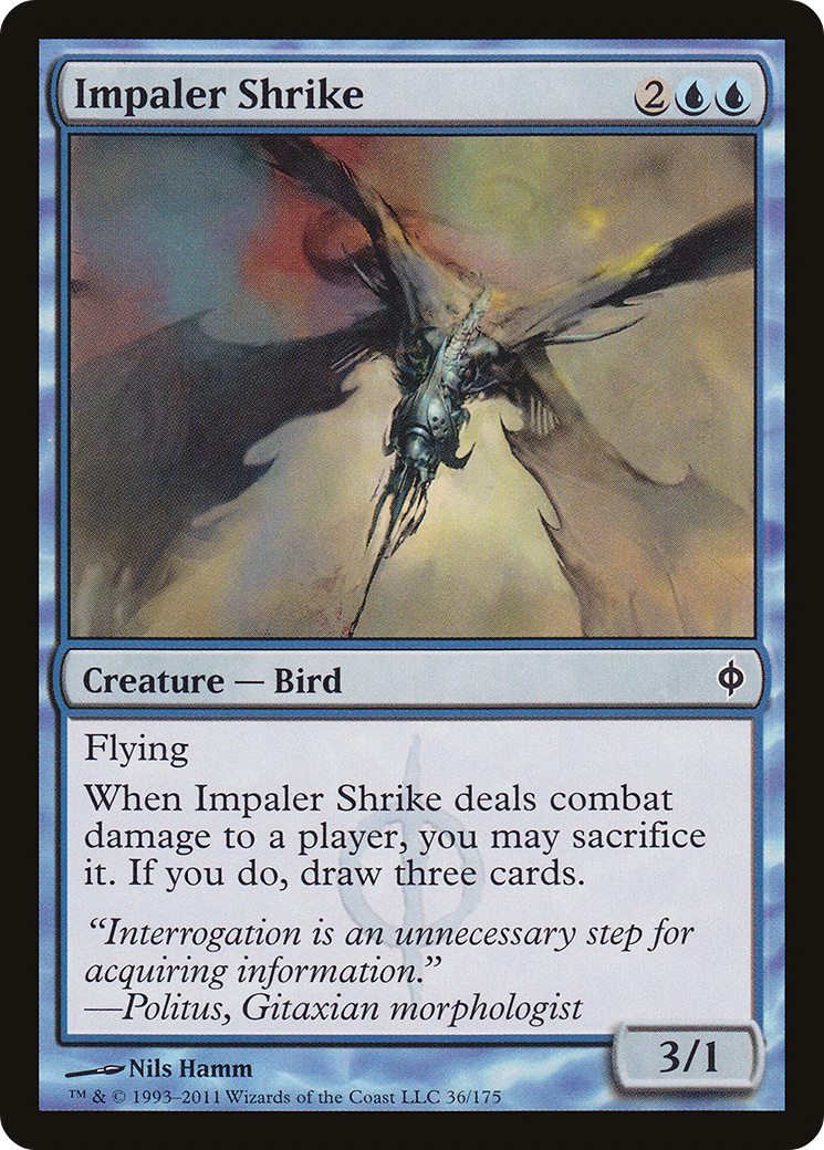 Impaler Shrike (NPH-036) - New Phyrexia Foil