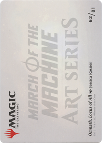 Omnath, Locus of All // Omnath, Locus of All (AMOM-062) - March of the Machine Art Series (Borderless) Foil