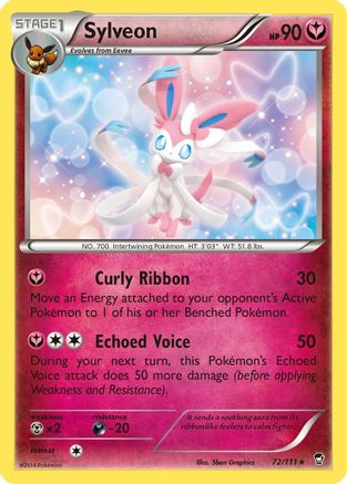 Sylveon 072 XY Furious Fists - Rare