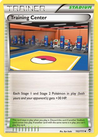 Training Center 102 XY Furious Fists - Uncommon