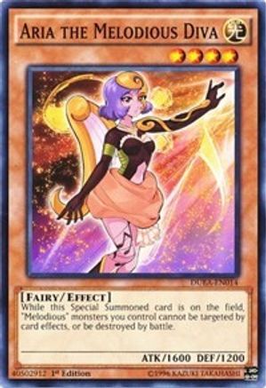 Aria the Melodious Diva (DUEA-EN014) - Duelist Alliance Unlimited
