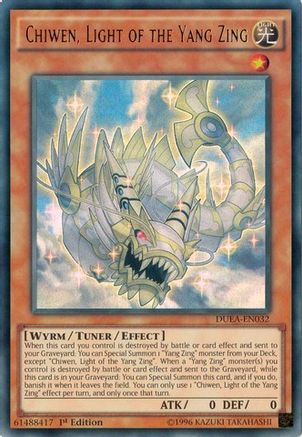 Chiwen, Light of the Yang Zing (DUEA-EN032) - Duelist Alliance Unlimited