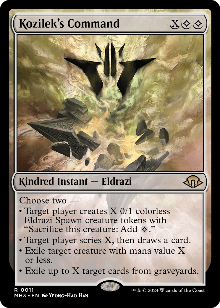 Kozilek's Command (MH3-011) - Modern Horizons 3 Foil
