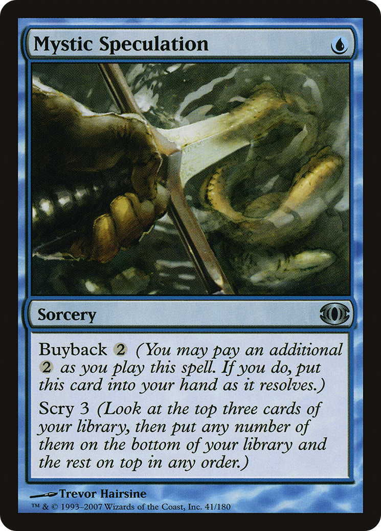 Mystic Speculation (FUT-041) - Future Sight Foil