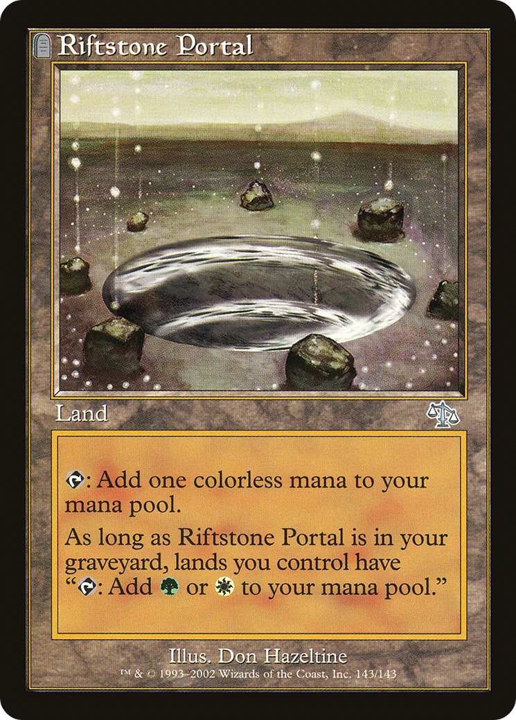 Riftstone Portal (JUD-143) - Judgment: (tombstone) Foil