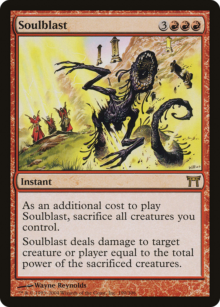 Soulblast (CHK-190) - Champions of Kamigawa Foil