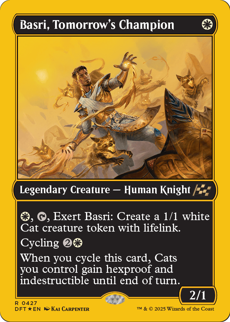Basri, Tomorrow's Champion (First-Place Foil) (DFT-427) - Aetherdrift Foil