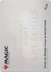 Tovolar, the Midnight Scourge // Tovolar, the Midnight Scourge (AMID-008) - Midnight Hunt Art Series (Borderless) Foil