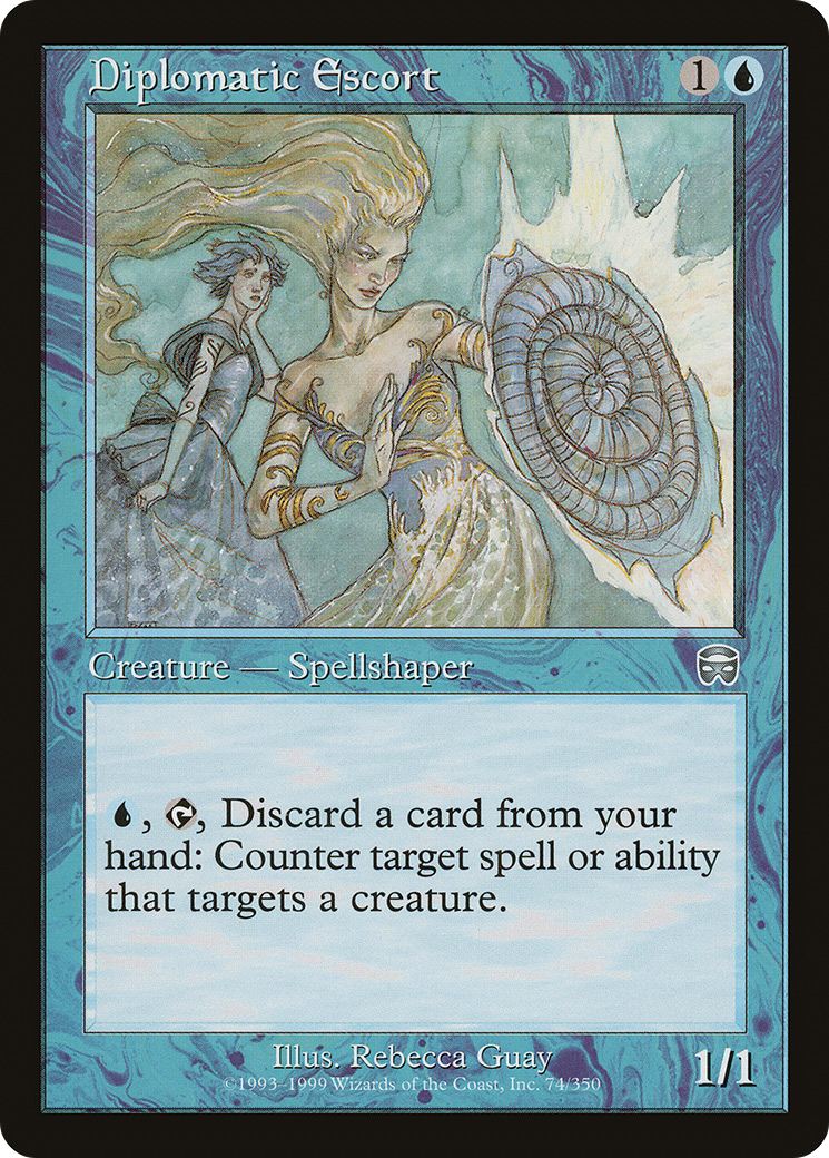 Diplomatic Escort (MMQ-074) - Mercadian Masques Foil