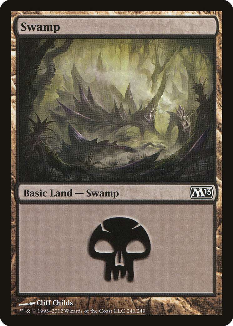 Swamp (240) (M13-240) - Magic 2013 Foil