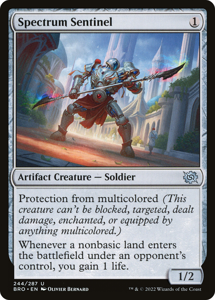 Spectrum Sentinel (BRO-244) - The Brothers' War Foil