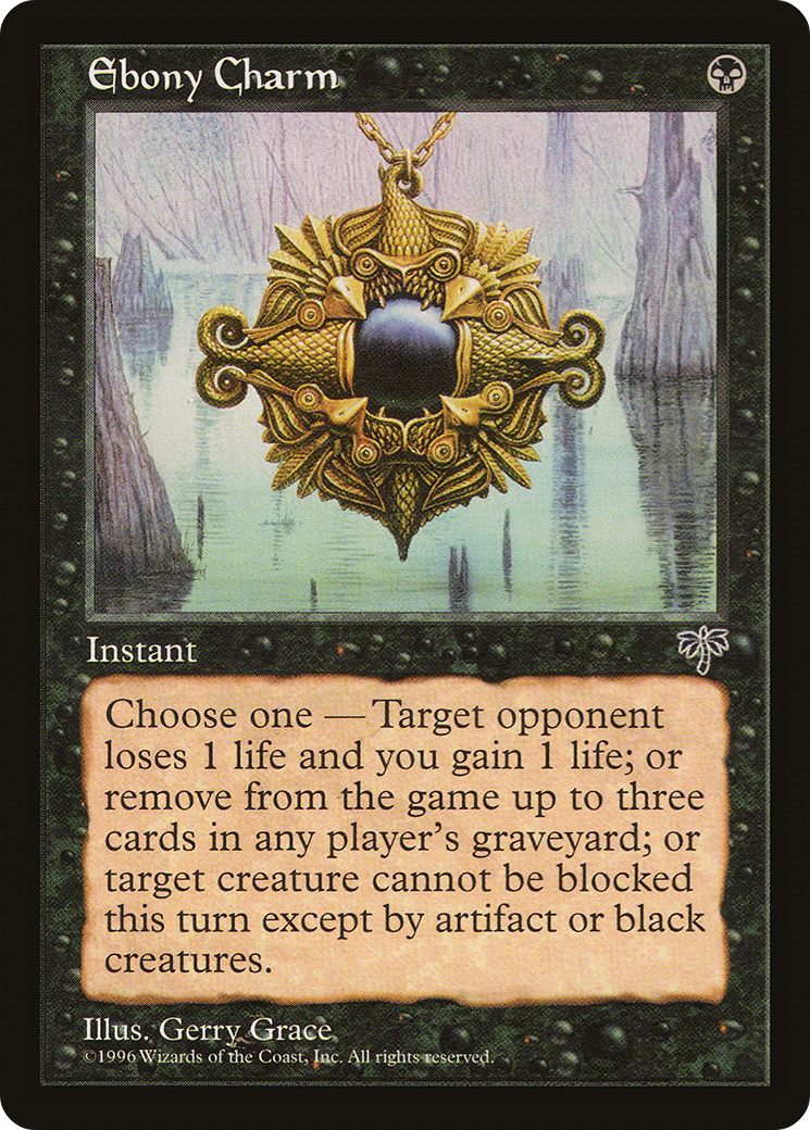 Ebony Charm (MIR-) - Mirage