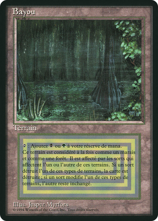 Bayou (FBB-) - Foreign Black Border