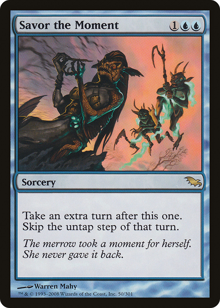 Savor the Moment (SHM-050) - Shadowmoor Foil