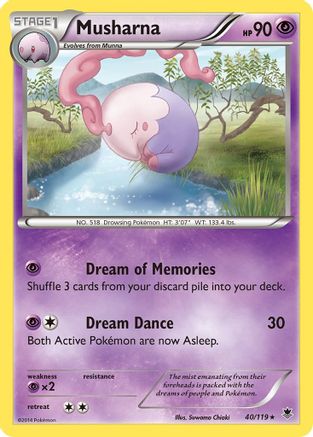Musharna XY Phantom Forces - Rare