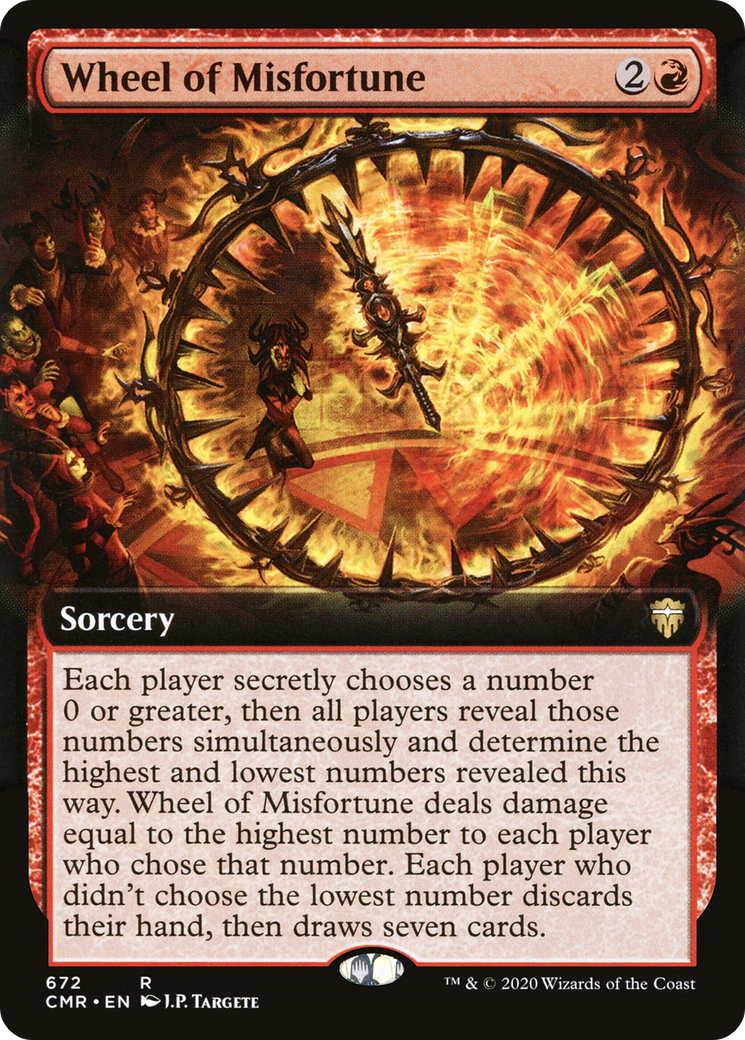Wheel of Misfortune (Extended Art) (CMR-672) - Commander Legends: (Extended Art)