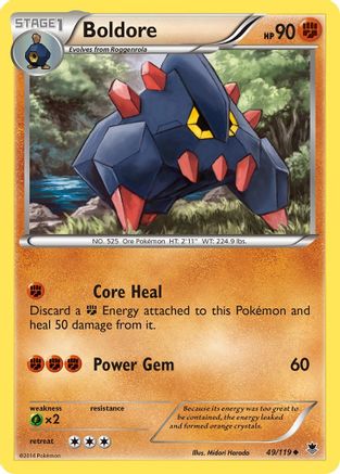 Boldore XY Phantom Forces - Uncommon