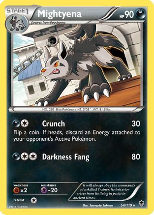 Mightyena 054 XY Phantom Forces - Rare