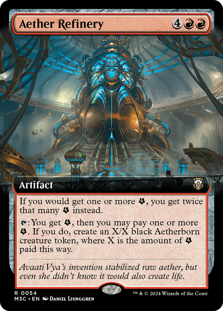 Aether Refinery (Extended Art) (M3C-054) - Modern Horizons 3 Commander: (Extended Art)
