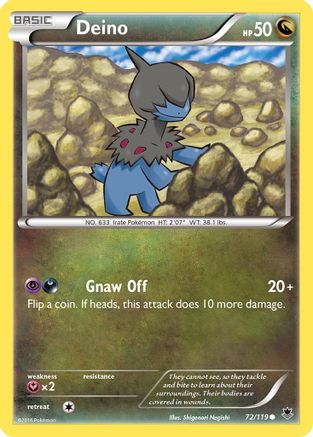 Deino - Reverse Holofoil XY Phantom Forces - Common