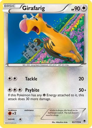Girafarig XY Phantom Forces - Uncommon