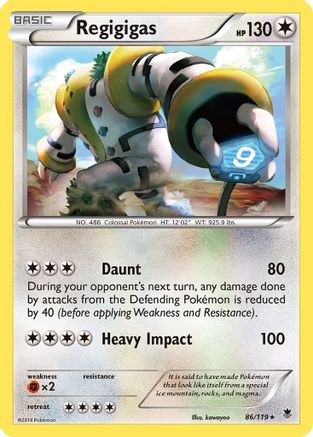 Regigigas - Holofoil XY Phantom Forces - Holo Rare