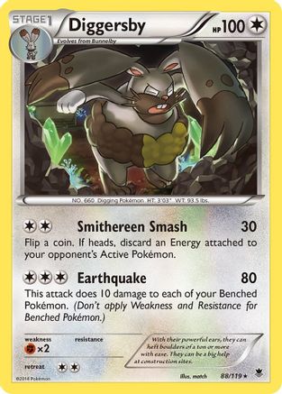 Diggersby XY Phantom Forces - Rare