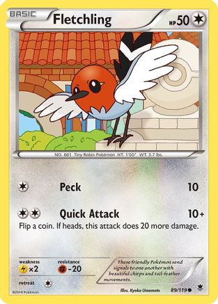 Fletchling XY Phantom Forces - Common