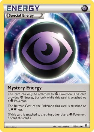 Mystery Energy 112 - Reverse Holofoil XY Phantom Forces - Uncommon