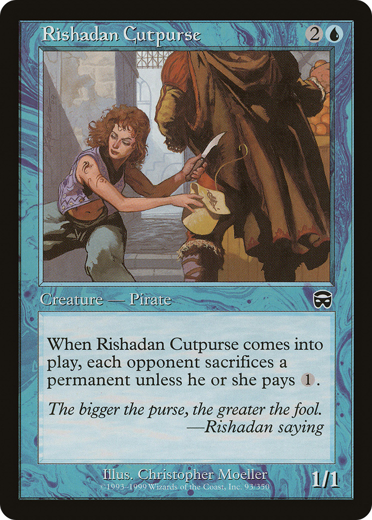 Rishadan Cutpurse (MMQ-093) - Mercadian Masques Foil