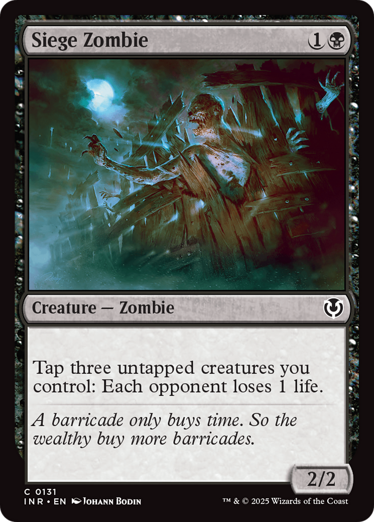 Siege Zombie (INR-131) - Innistrad Remastered Foil