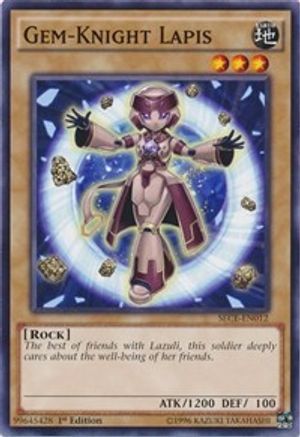 Gem-Knight Lapis (SECE-EN012) - Secrets of Eternity 1st Edition
