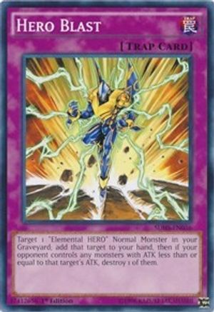 Hero Blast (SDHS-EN036) - Structure Deck: HERO Strike 1st Edition