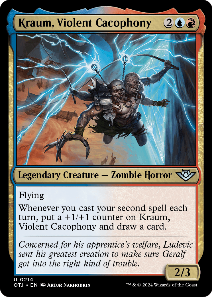 Kraum, Violent Cacophony (OTJ-214) - Outlaws of Thunder Junction Foil