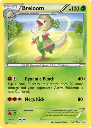Breloom XY Primal Clash - Rare