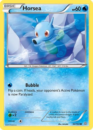 Horsea XY Primal Clash - Common