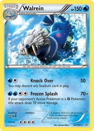 Walrein XY Primal Clash - Rare
