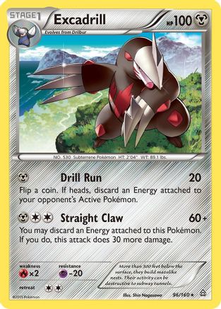 Excadrill XY Primal Clash - Rare