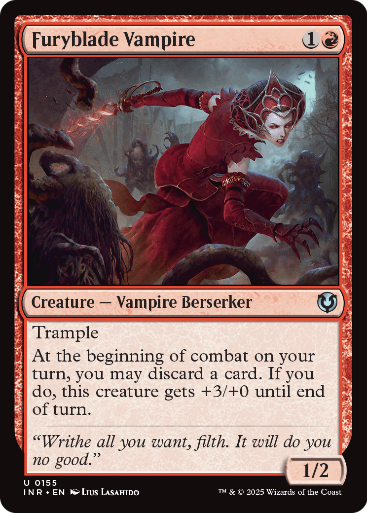Furyblade Vampire (INR-155) - Innistrad Remastered
